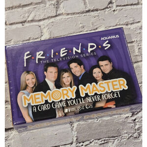 Friends, Memory Master Card Game by Aquarius, Complete Set, Factory Sealed